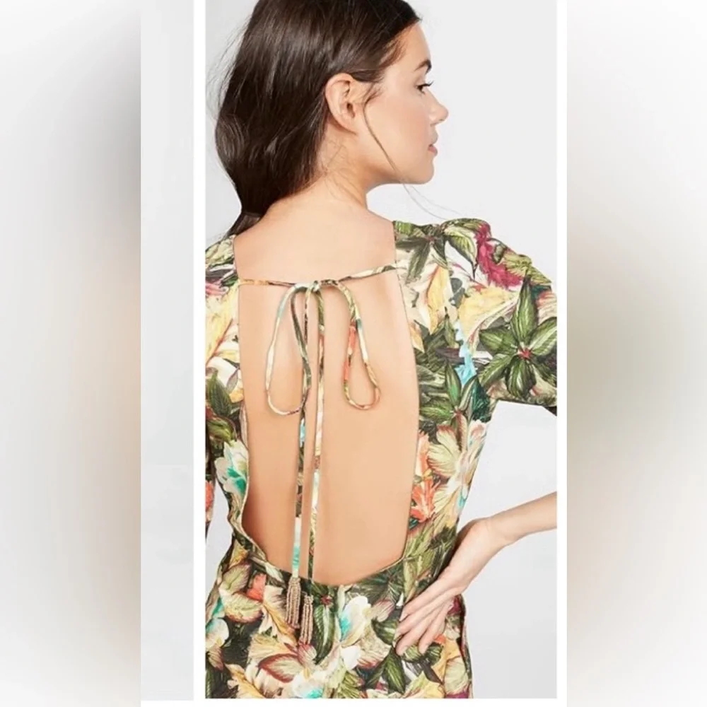 Farm Rio jumpsuit size XS Garden Dreams beautiful floral print